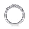 14K White Gold Diamond Wedding Band - 0.5 ct