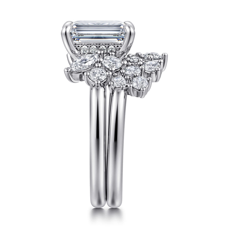 14K White Gold Diamond Wedding Band - 0.5 ct - Shot 5