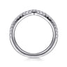 14K White Gold Diamond Wedding Band - 0.3 ct