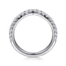 14K White Gold Diamond Wedding Band - 0.5 ct