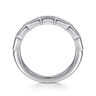 14K White Gold Diamond Wedding Band - 0.5 ct