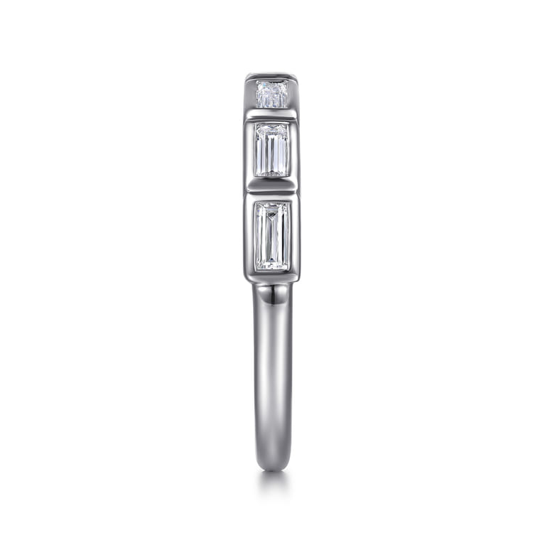 14K White Gold Diamond Wedding Band - 0.5 ct - Shot 5
