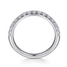 14K White Gold Diamond Wedding Band - 0.5 ct