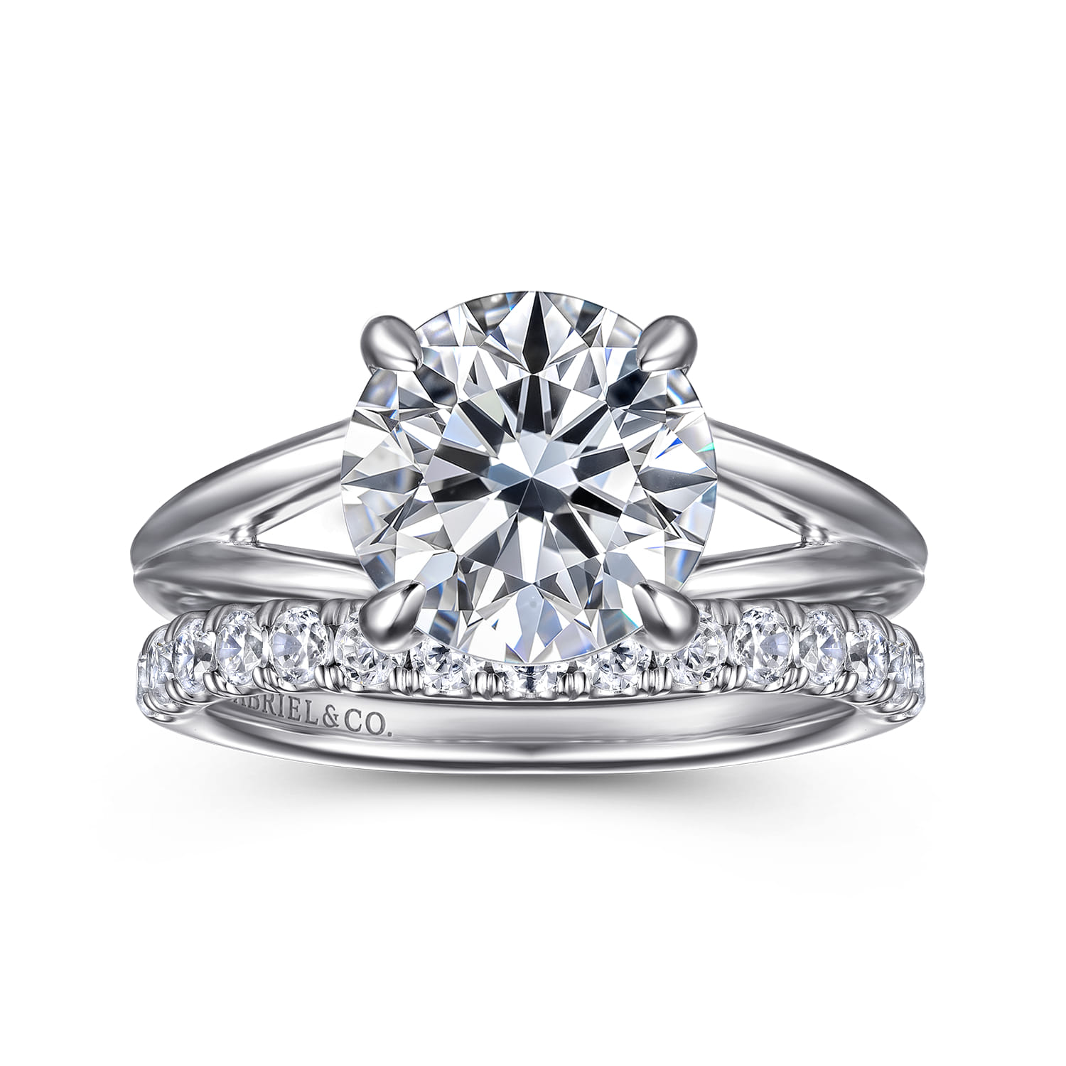 14K White Gold Diamond Wedding Band - 0.5 ct - Shot 4