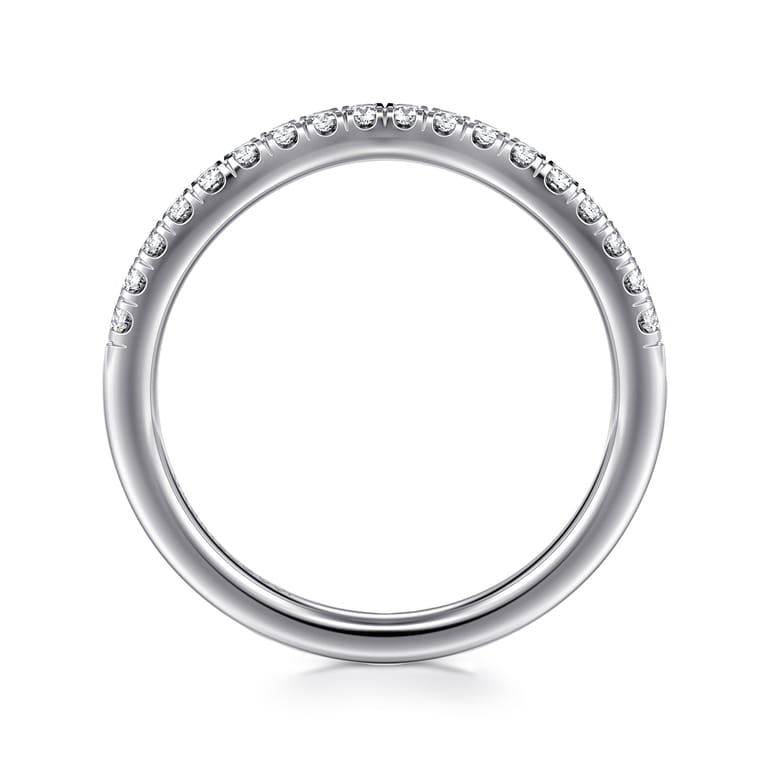 14K White Gold Diamond Wedding Band - 0.23 ct - Shot 2
