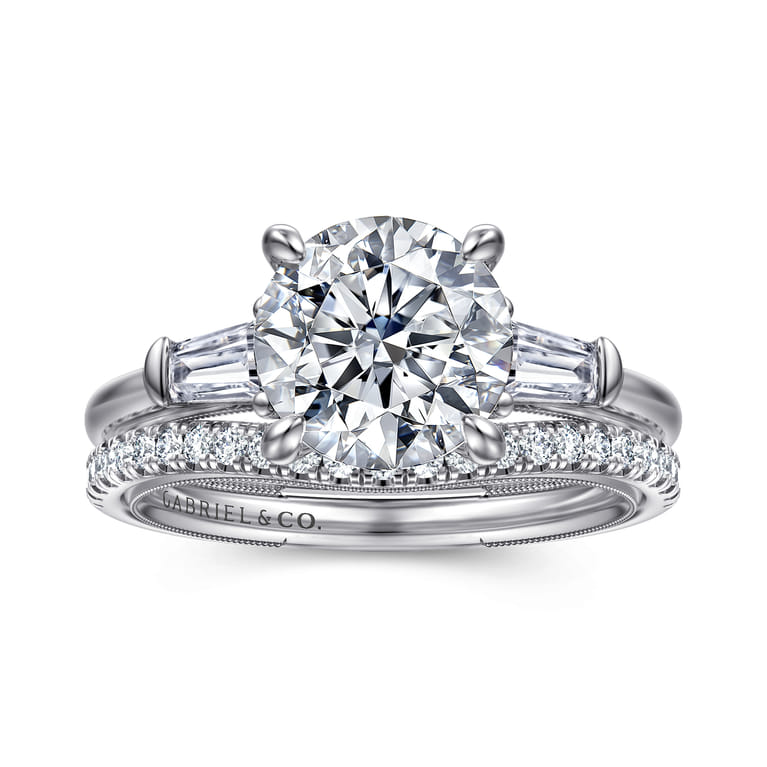 14K White Gold Diamond Wedding Band - 0.19 ct - Shot 4