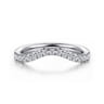 14K White Gold Diamond Wedding Band - 0.3 ct