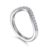 14K White Gold Diamond Wedding Band - 0.3 ct