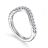 14K White Gold Diamond Wedding Band - 0.4 ct