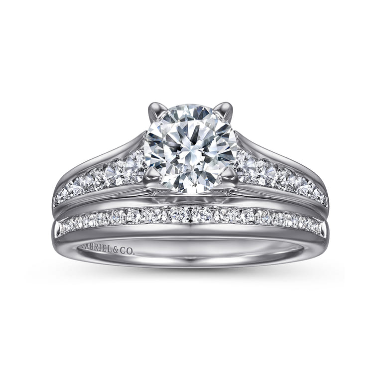 14K White Gold Diamond Wedding Band - 0.23 ct - Shot 4