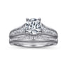 14K White Gold Diamond Wedding Band - 0.23 ct