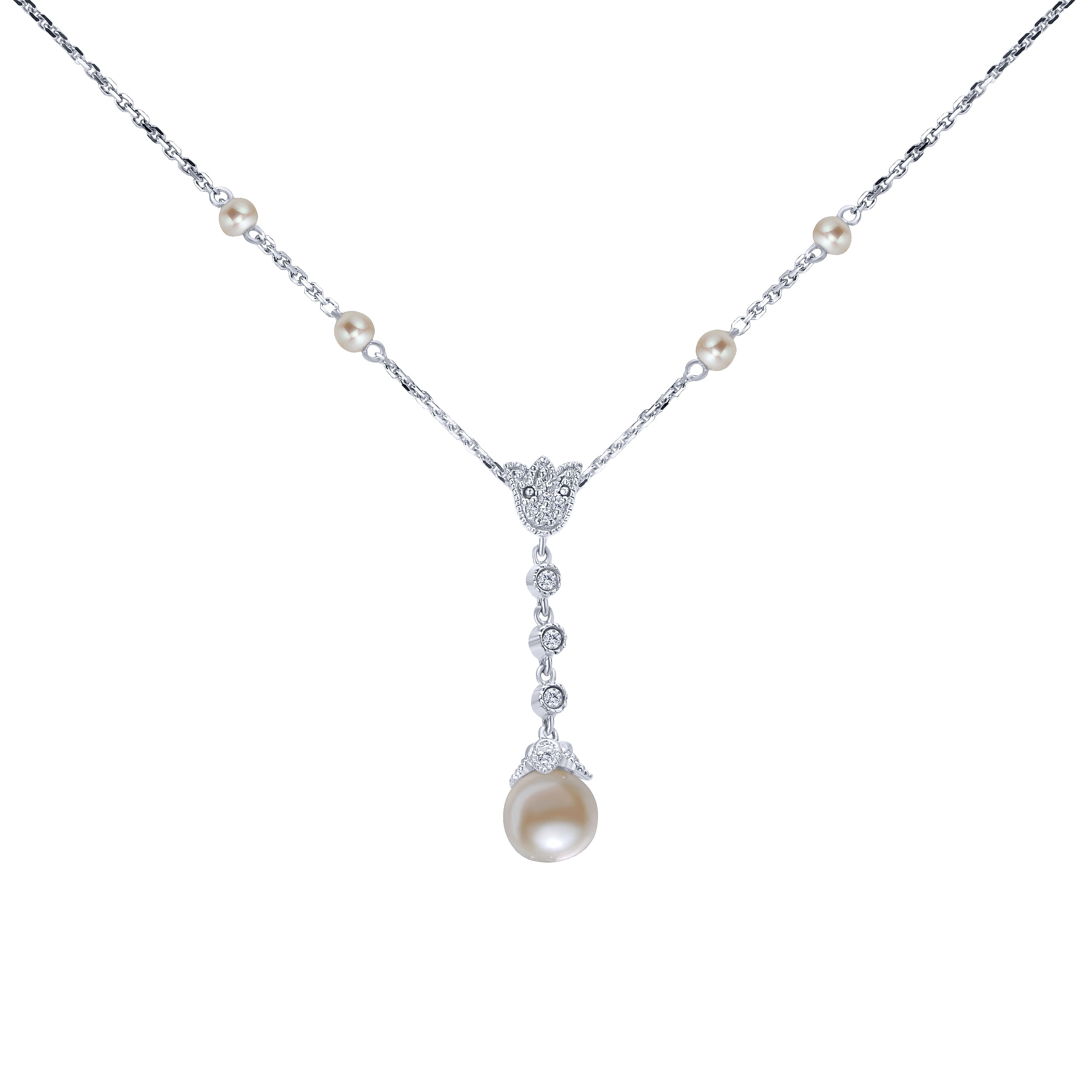14K-White-Gold-Diamond-and-Cultured-Pearl-Y-Knot-Necklace1
