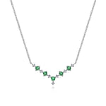 14K-White-Gold-Diamond-and-Emerald-Curved-Bar-Necklace1