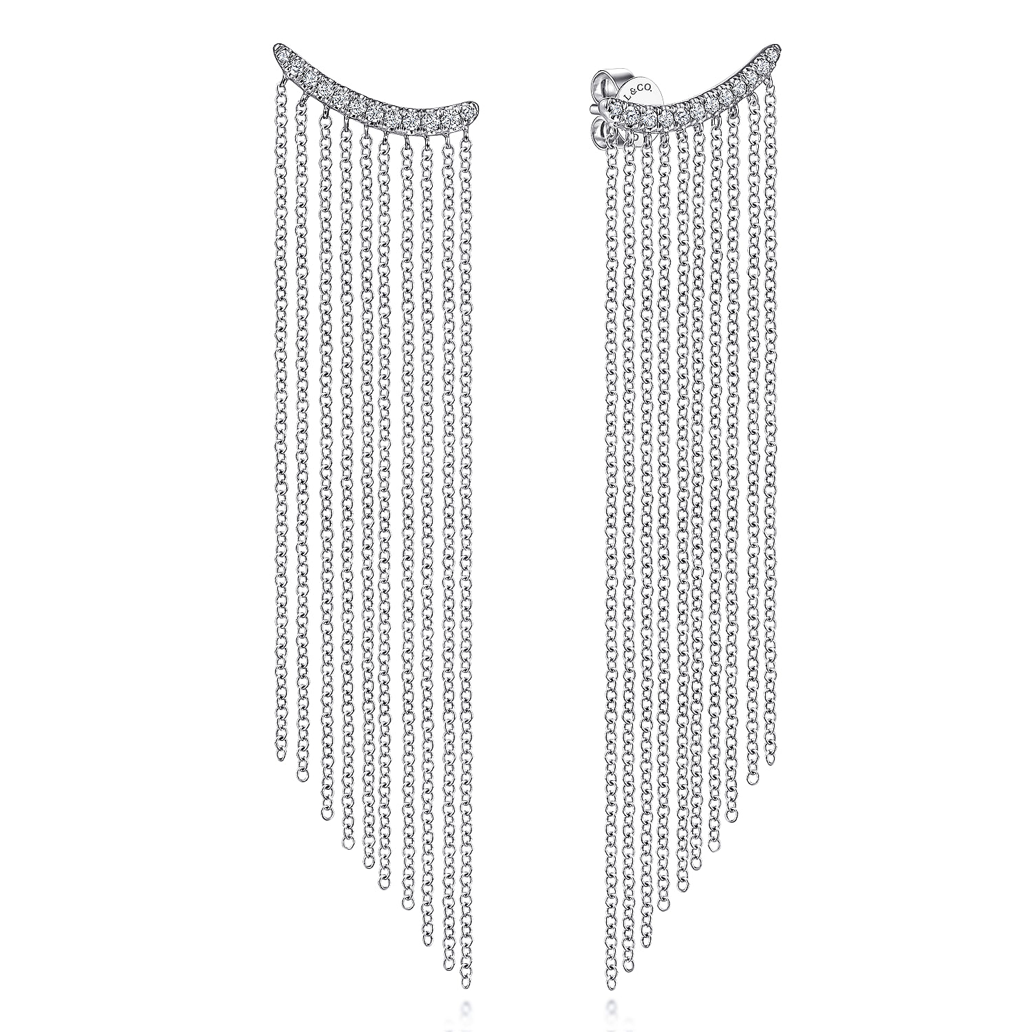 14K-White-Gold-Diamond-and-Tassel-Stud-Earrings1