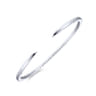 14K White Gold Fashion Bangle