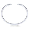 14K White Gold Fashion Bangle