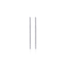 14K White Gold French Pave 50mm Round Inside Out Diamond Hoop Earrings - 1.9 ct