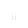 14K White Gold French Pave 70mm Round Inside Out Diamond Hoop Earrings - 3.4 ct