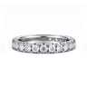Eternity Band Wedding Ring in 14k White Gold with Round Natural Diamond at Gabriel & Co.