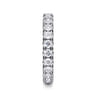 Eternity Band Wedding Ring in 14k White Gold with Round Natural Diamond at Gabriel & Co.