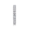 Eternity Band Wedding Ring in 14k White Gold with Round Natural Diamond at Gabriel & Co.