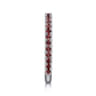 14K White Gold Garnet Stackable Ring