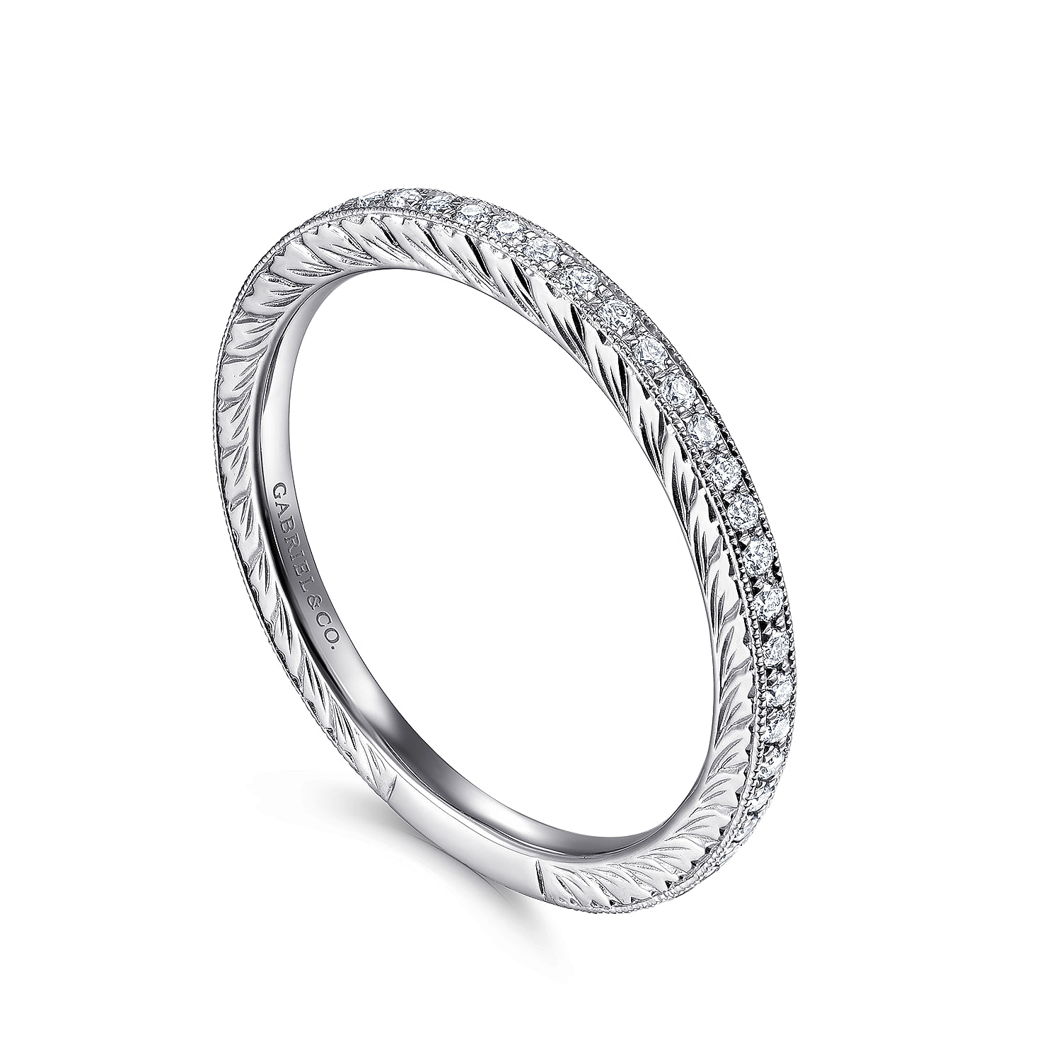 14K-White-Gold-Hand-Carved-Stackable-Diamond-Ring3