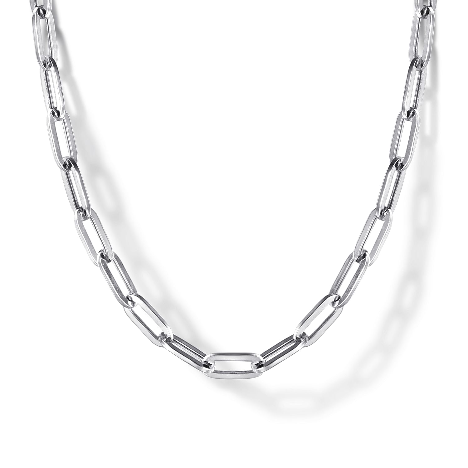 14k White Gold Filled Mask Chain - Mini Paperclip Chain offers