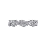 Fancy Wedding Ring in 14k White Gold with Round Natural Diamond at Gabriel & Co.