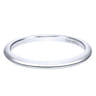 14K White Gold Knife Edge Matching Wedding Band