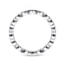 14K White Gold Marquise Station Diamond Stackable Ring - 0.25 ct