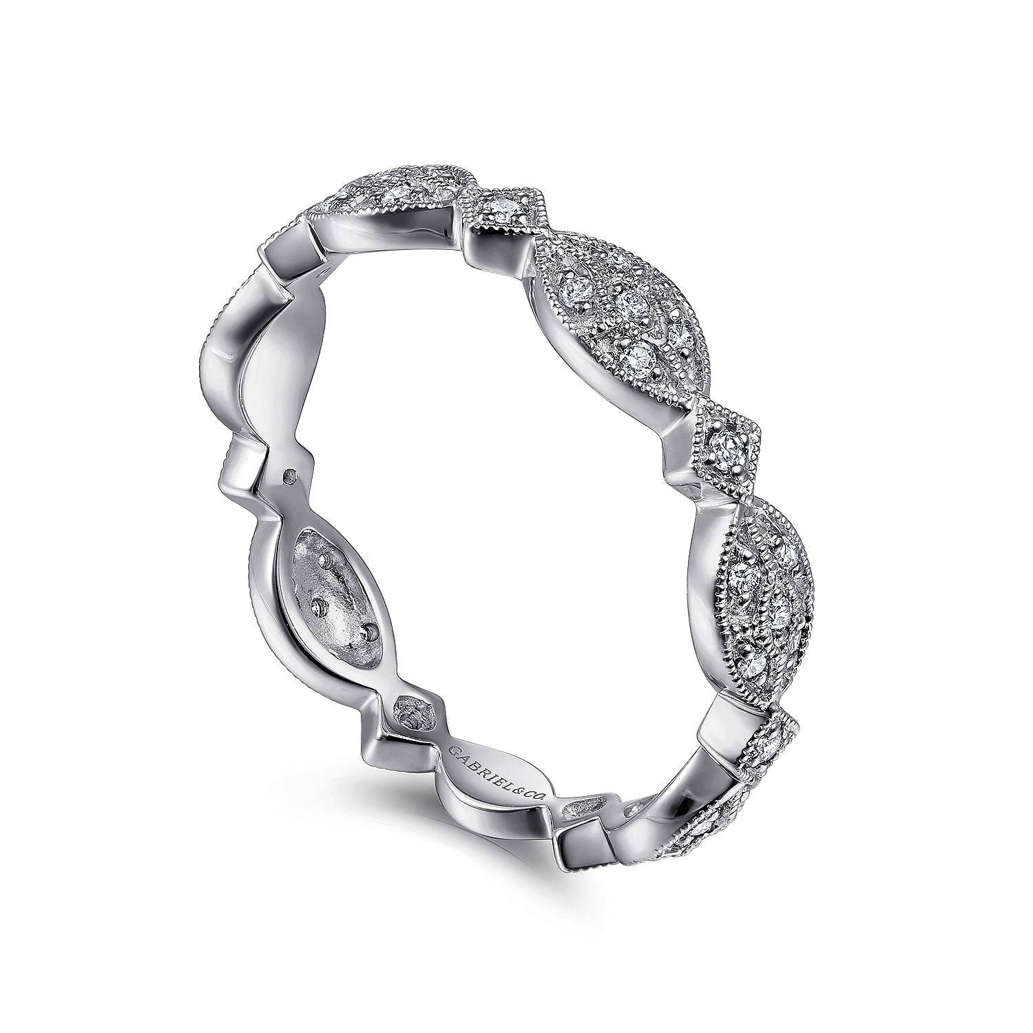 14K-White-Gold-Marquise-Station-Pave-Diamond-Stackable-Ring3