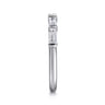 14K White Gold Matching Diamond Wedding Band - 0.5 ct