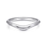 14K White Gold Matching Wedding Band