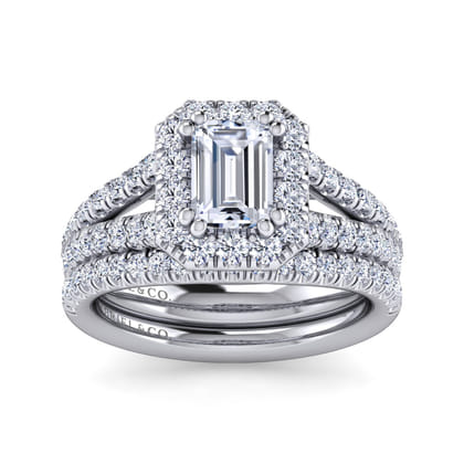 14K White Gold Matching Wedding Band