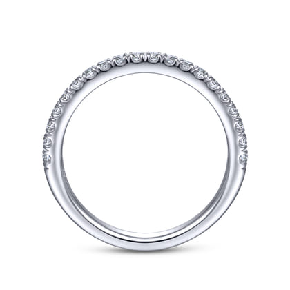 14K White Gold Matching Wedding Band