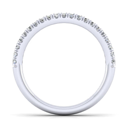 14K White Gold Matching Wedding Band
