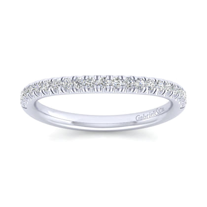 14K White Gold Matching Wedding Band