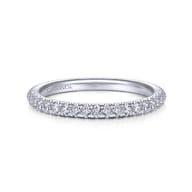 14K White Gold Matching Wedding Band