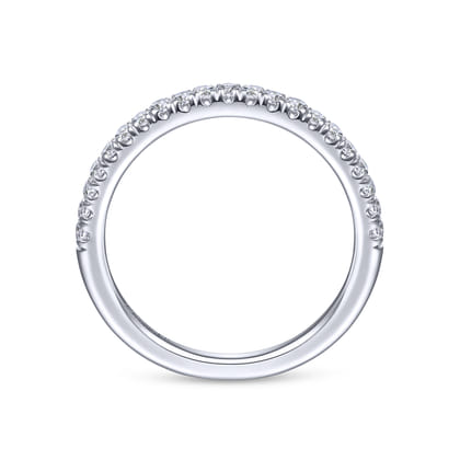 14K White Gold Matching Wedding Band