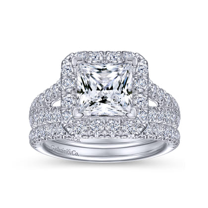 14K White Gold Matching Wedding Band