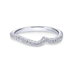 14K White Gold Matching Wedding Band