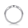 14K White Gold Matching Wedding Band - 0.15 ct