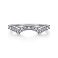 14K White Gold  Matching Wedding Band