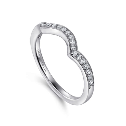 14K White Gold  Matching Wedding Band