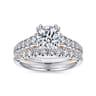 14K White Gold Matching Wedding Band - 0.3 ct