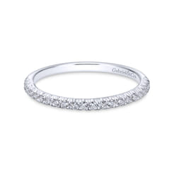 14K White Gold  Matching Wedding Band