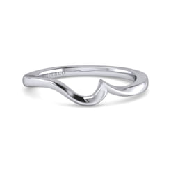 14K White Gold Matching Wedding Band