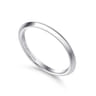 14K White Gold Matching Wedding Band