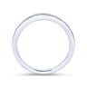 14K White Gold Matching Wedding Band - 0.05 ct